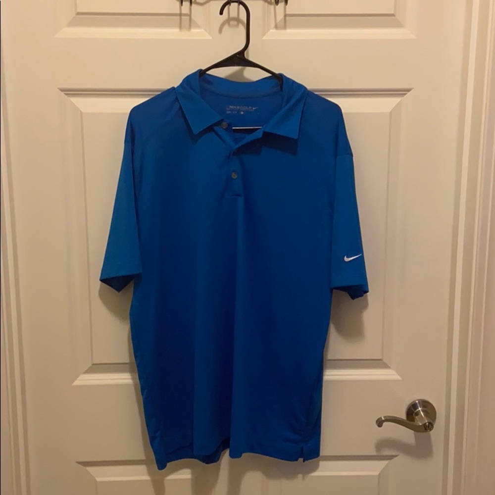 Men’s Large Blue Nike Golf Polo